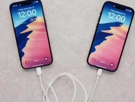 万山苹果15维修店分享iPhone15可以给安卓充电吗 